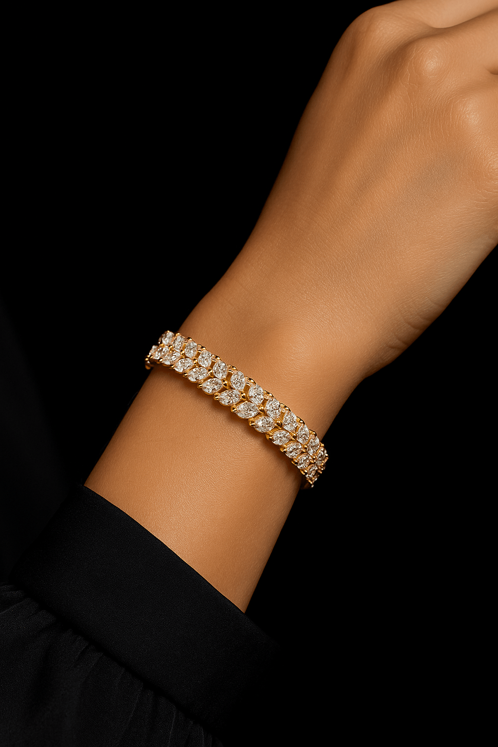 Bracelet Signature Zirconium • Coffret LED inclus - Ma petite merveille