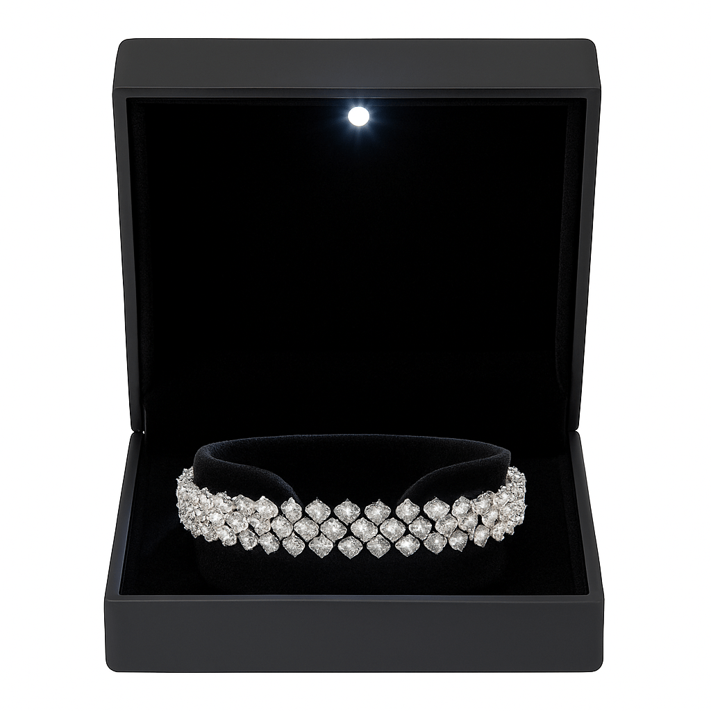 Bracelet Signature Zirconium • Coffret LED inclus - Ma petite merveille