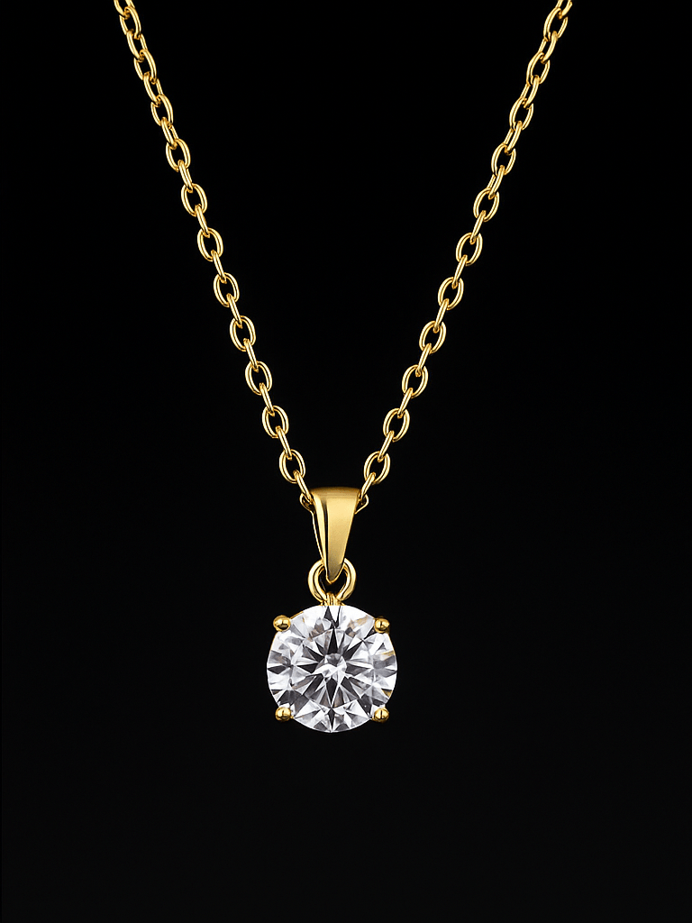 Collier Signature Zirconium • Coffret LED inclus - Ma petite merveille