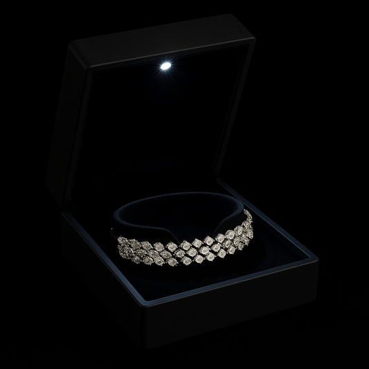Bracelet Signature Zirconium • Coffret LED inclus - Ma petite merveille
