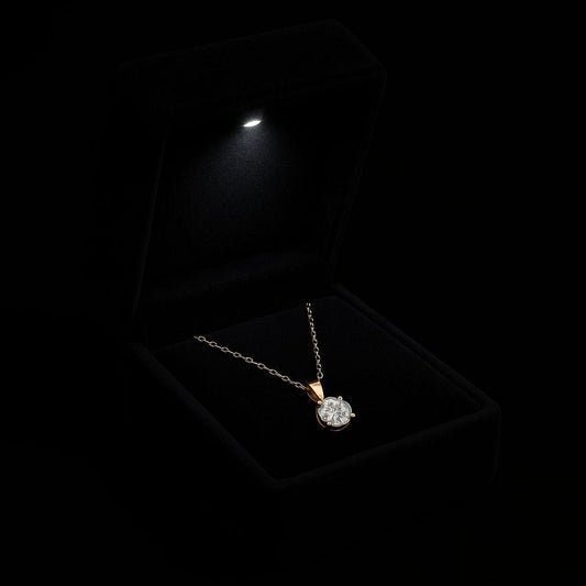 Collier Signature Zirconium • Coffret LED inclus - Ma petite merveille